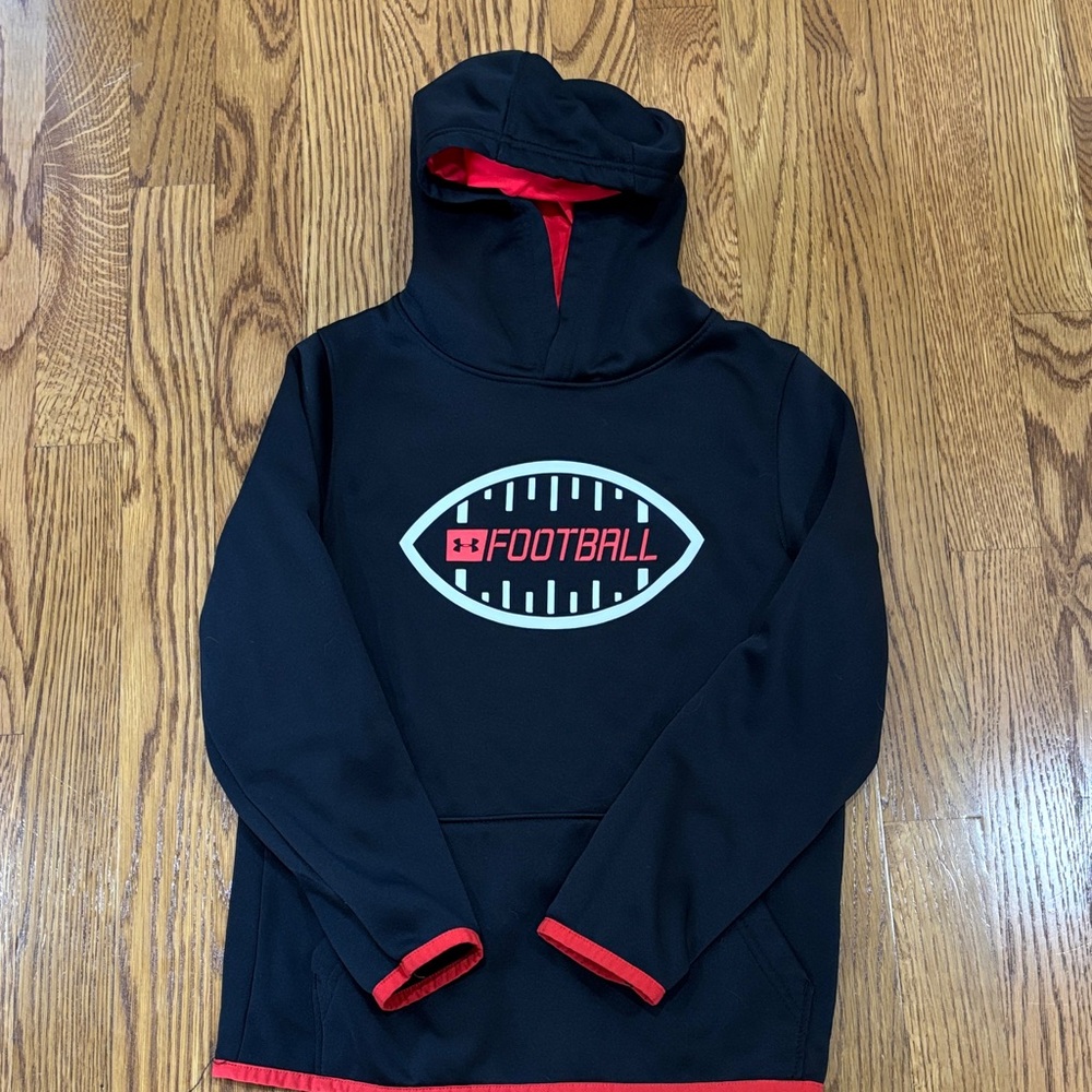 Under Armour Black Hoodie with Red Details